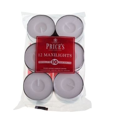 SPECIAL OFFER English wax long lasting Jumbo tealights-pack 12