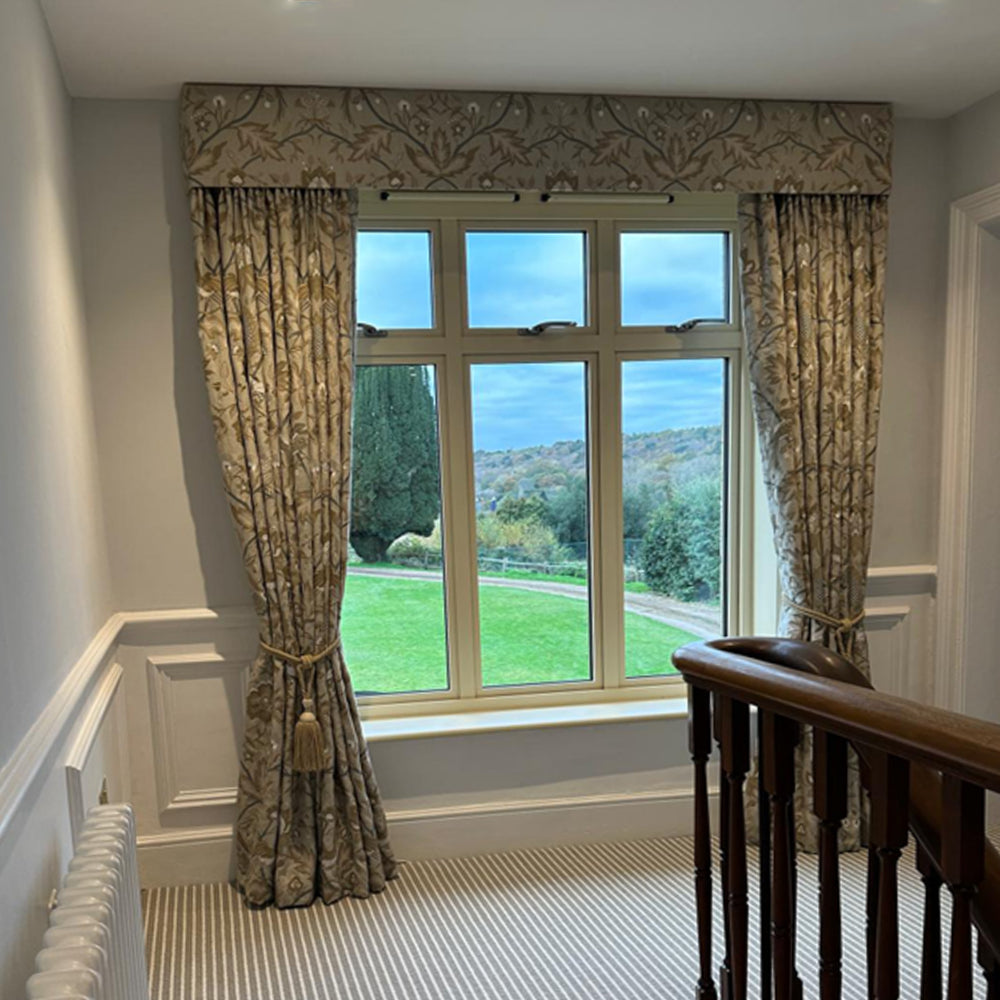 Country manor staircase and hallway