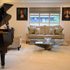 Elegant drawing room with music area