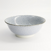Kikko design blue and white bowl from Japan