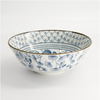 Tsuta design blue and white bowl from Japan