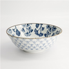 Kaede design blue and white bowl from Japan
