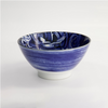 Tsuru design blue and white bowl from Japan