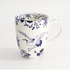 Tancho design blue and white mug from Japan