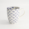 Kaede design blue and white mug from Japan