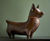 Omersa Leather Corgi footstool