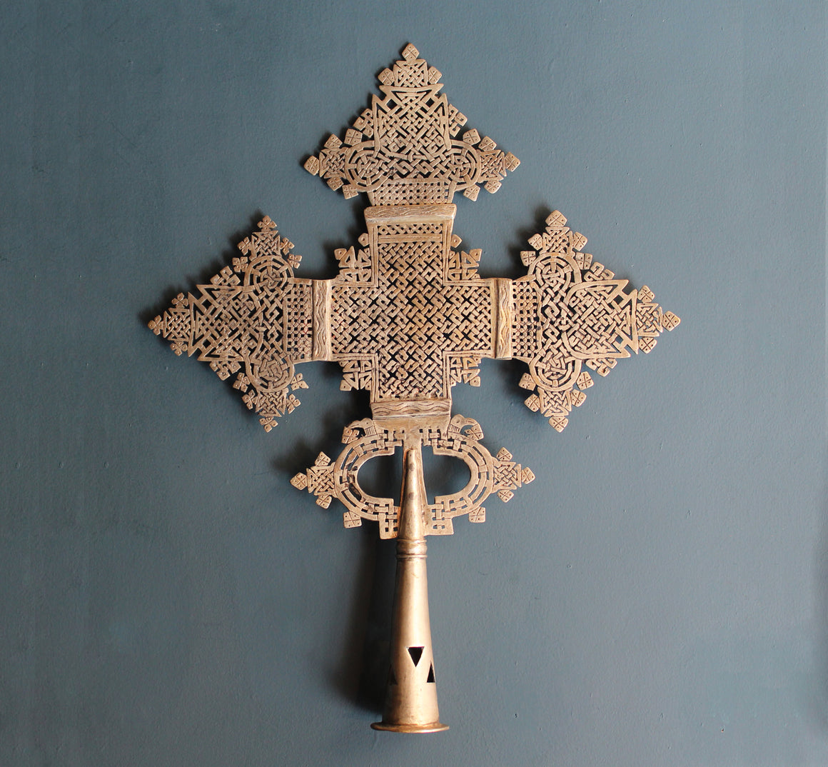 Decorative Processional Cross from Ethiopia - Extra Large