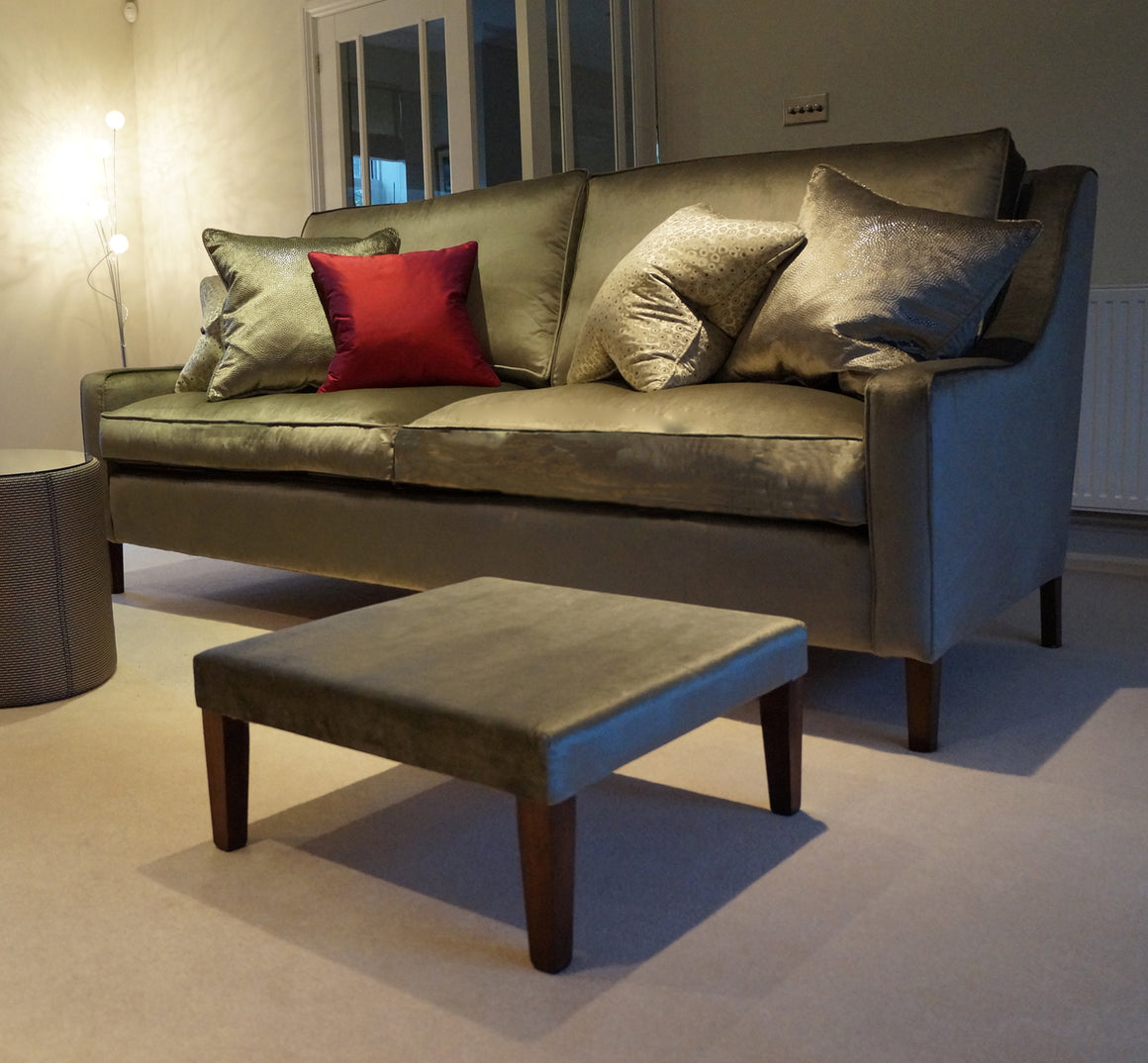 A Marlow Cushion Back Sofa and Chairs