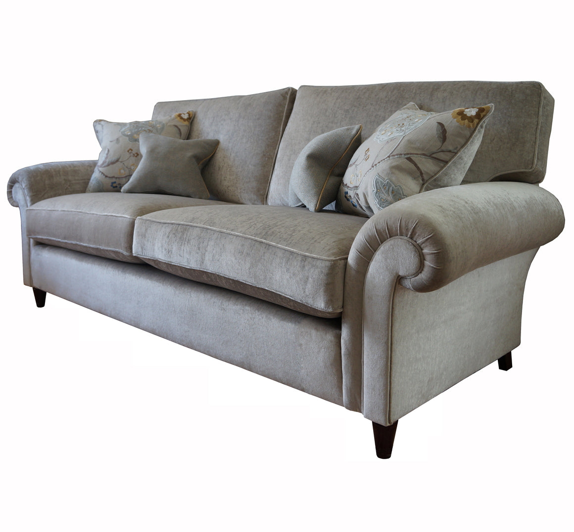 A Walton Cushion Back Sofa in Wemyss Ashton Velvet