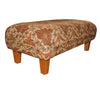 Footster Footstool in Antique Suzani Embroidery