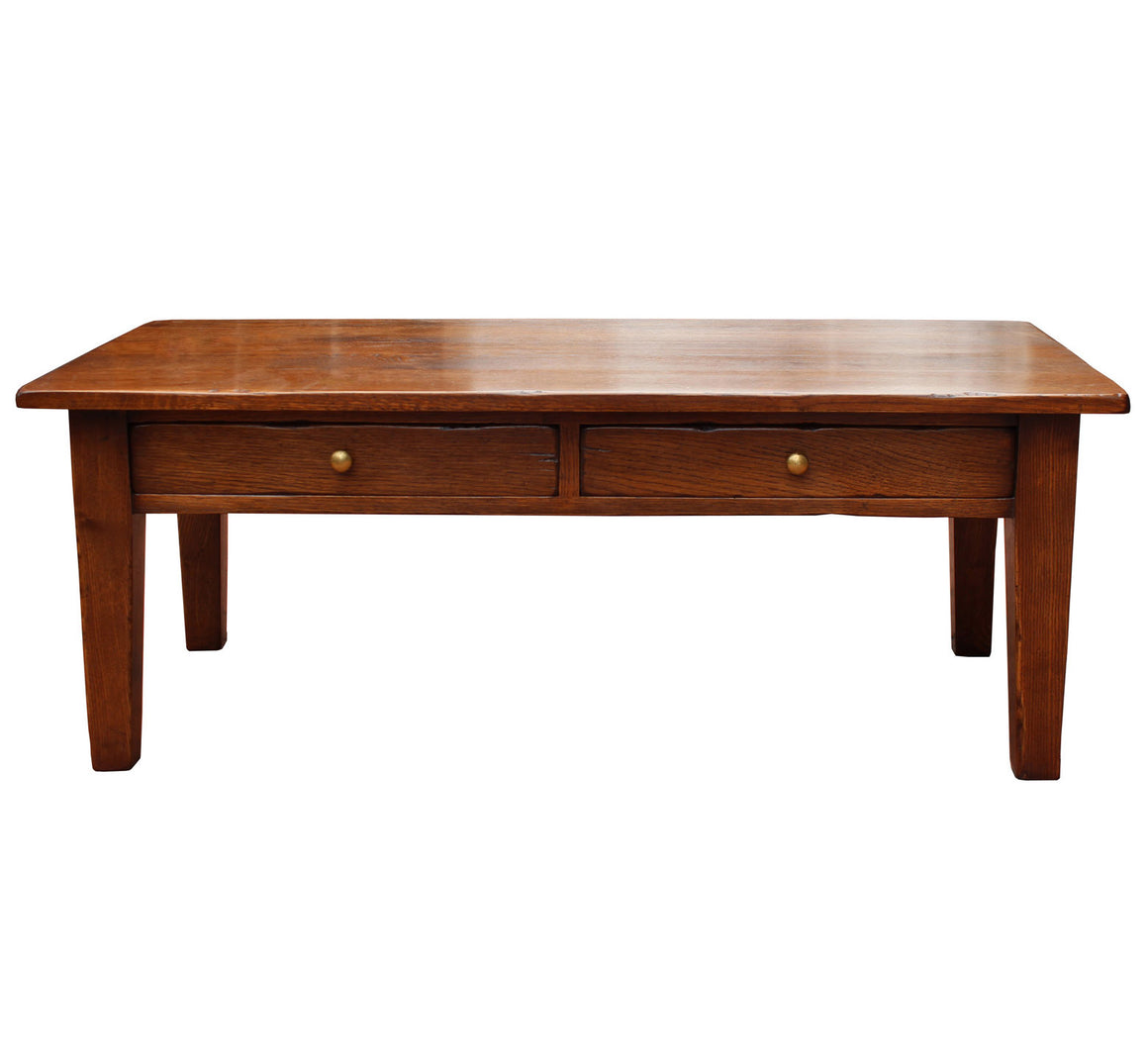 Guildford Solid Oak Coffee Table with Drawers