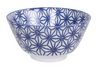 Star design blue and white bowl from Japan