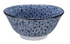 Momiji autumn leaf design blue and white bowl from Japan