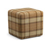 Cube Footstool in Linwood Ollaberry wool