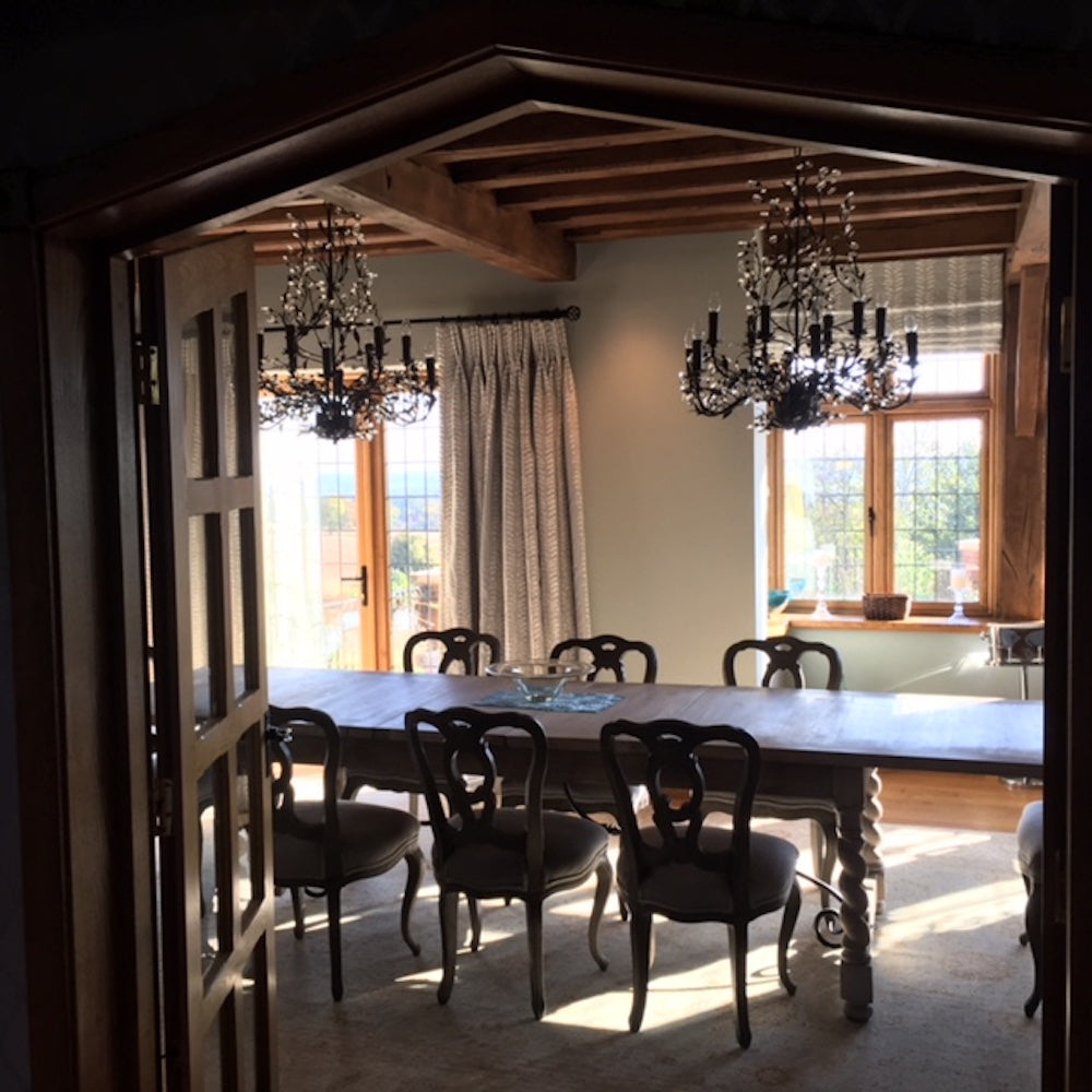 Hand made Roman Blinds and Curtains in GP&J Baker Bradbourne