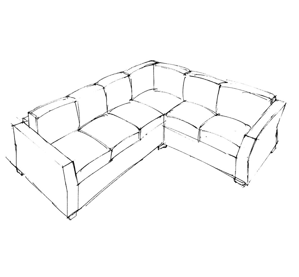 Java Cushion Back Corner Sofa