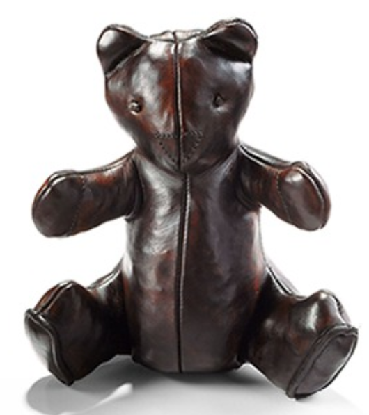 Omersa Leather teddy bear