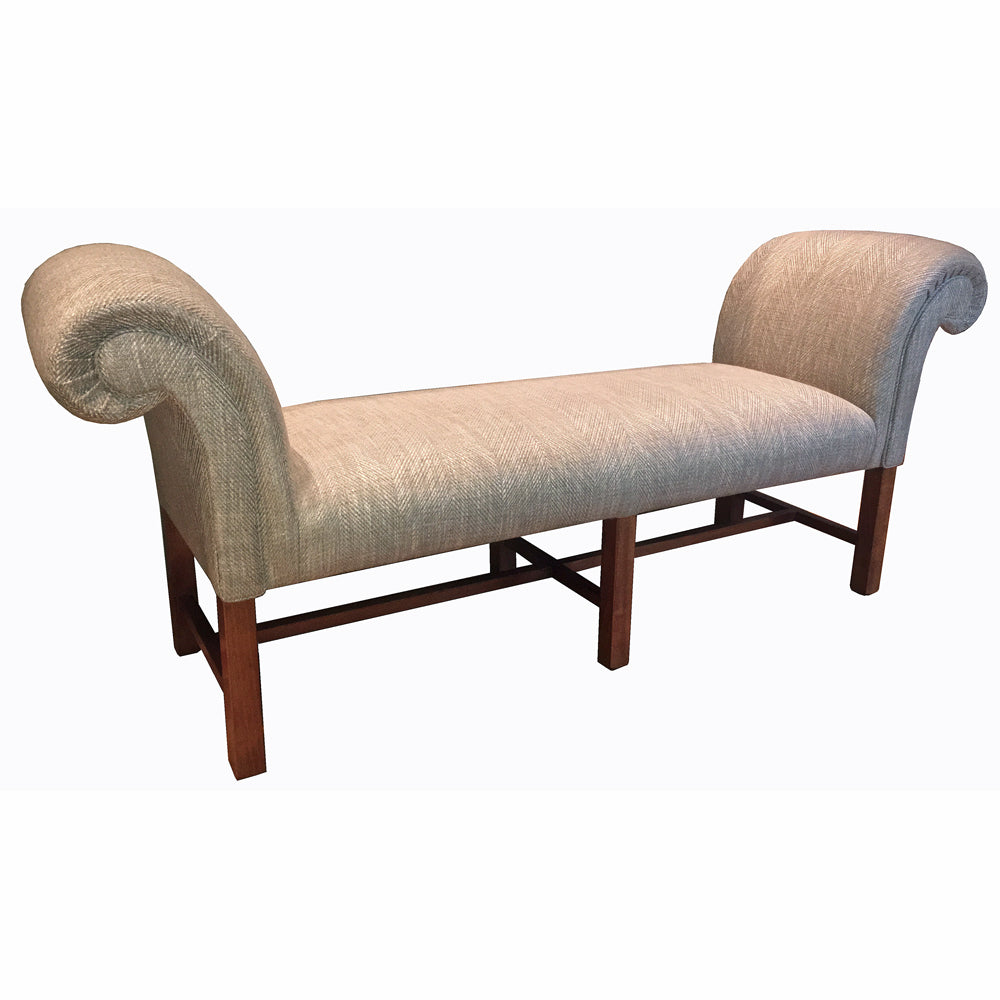 A Westerham chaise bench